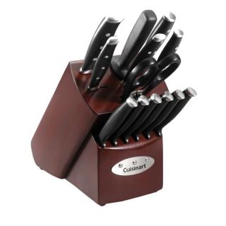   block set this cuisinart 14 piece cutlery knife block set has all the