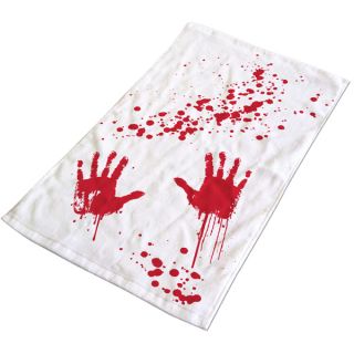 Blood Bath Hand Towel Horror Zombie Gothic Punk Rockabilly Retro 