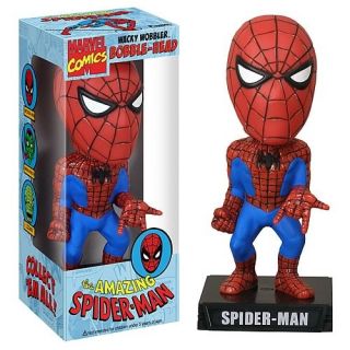 Spider Man Bobble Head Funko Wacky Wobbler Figure Marvel Free Shipping 