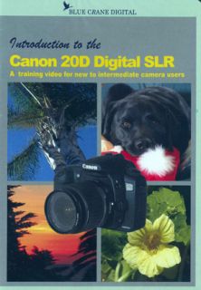 Blue Crane Canon 20D Training Video Instructional DVD
