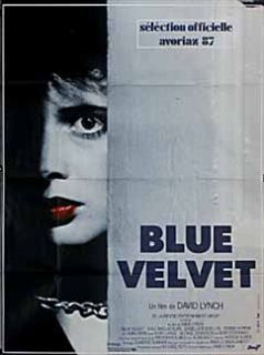 Blue Velvet 1986 Original French Grande David Lynch