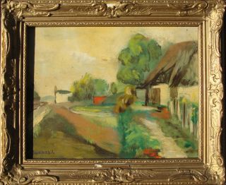   Oil Painting of a French Landscape by Pierre Bonnard Important Matisse