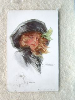 Miss Pat Copyright by Philip Boileau Artist Signed Post Card 1909 