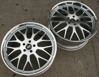 Koko Kuture Fann L7 22 Silver Rims Wheels BMW x5 E53 E70 22 x 9 0 10 