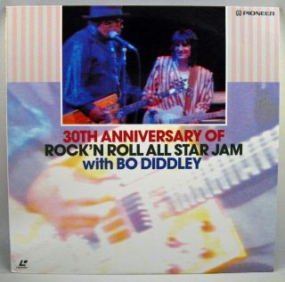   Japan Laserdisc 30TH Anniversary of Rockn Roll All Star Jam Bo Diddley