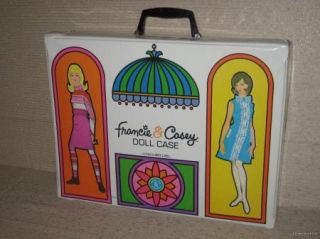 Vintage Mattel Francie Casey Double Doll Case Circa 1966
