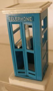 Plasticville O s Gauge Original Telephone Booth 1950s