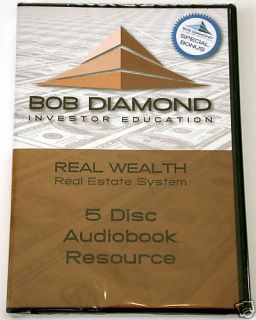 Bob Diamond Real Wealth System 5 Disc Audio Resource