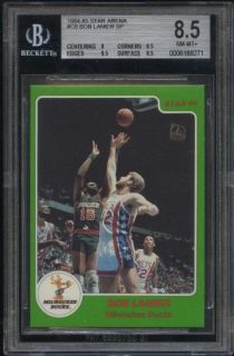 1984 85 Star Arena Basketball C6 Bob Lanier SP BGS 8 5