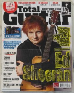 Total Guitar Ed Sheeran CD August 2012 Learn Marilyn Manson Cream Rush 