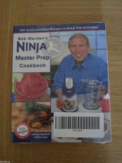 BOB WARDENS NINJA Master Prep RECIPE COOKBOOK~NEW Food Blender 