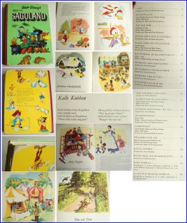 Unusual Swedish Book Walt Disneys Vagen Till Sagoland Lots of 