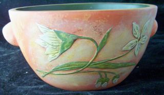 Bobs Pottery Pot Flower Lily Romance N Blooms Lang Wise Signed Karen 