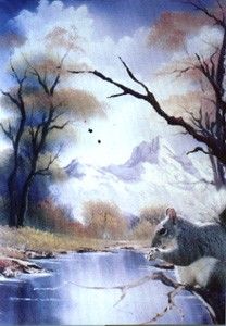 Bob Ross How to Packet Peapod Squirrel Pattern Directions