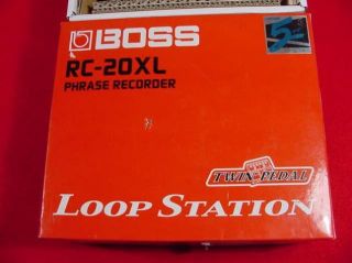 boss rc 20xl phrase recorder loop station twin pedal not