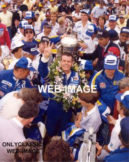 1981 Bobby Unser 3 Win Indy 500 Auto Race Trophy Photo