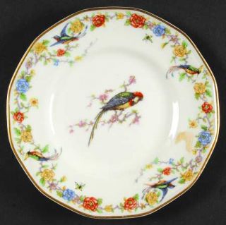 Haviland Arcadia France with Birds Bread Plate 186960