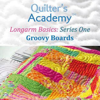 Longarm Basics Groovy Boards Quilters Academy New DVD Single Multiple 