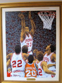 Bobby Knight Rick Rush Hoosiers IU Indiana Basketball 1987 NCAA 