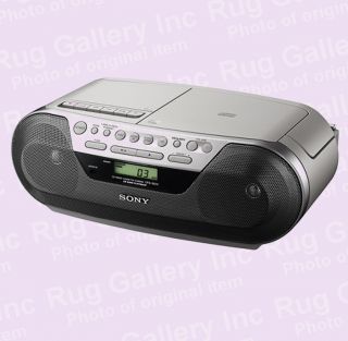 Sony CFD S05 CD Radio Cassette Player Boombox Audio LCD 3 5mm AUX for 