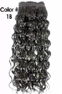 Human Hair Extension Italian Perm Wavy 14 Weaving