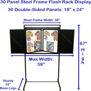 sturdy black steel frame includes free optional wall mount hardware