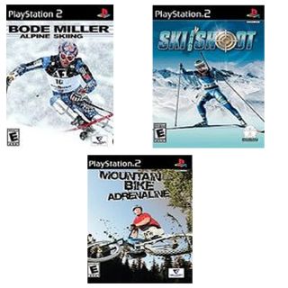   Shoot/ Mountain Bike Adrenaline/ Bode Miller Alpine Skiing 3 Pack PS2