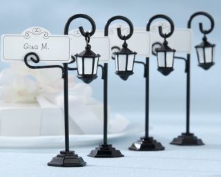 Bourbon Street Light Lamp Wedding Reception Event Name Place Card 