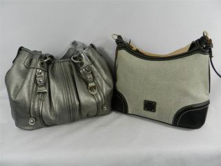 Dooney & Bourke Hobo & B. Makowsky Handbag Defective Lot of Two