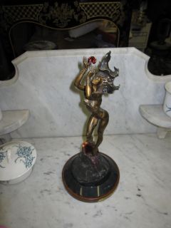 Boris Vallejo Mistress of Fire Bronze Franklin Mint