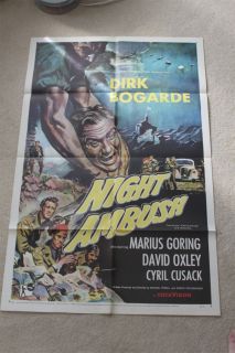   Poster Ill Met by Moonlight 1sh 58 Night Ambush Dirk Bogard