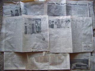   Clippings Lot Boise Idaho Sunday Statesman 1963 1964 City History