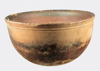  pottery drinking vessel £ 200 a megarian brown glazed pottery bowl 