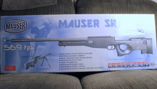 Cybergun Mauser SR Airsoft Bolt Action Sniper Rifle 569fps BB Gun