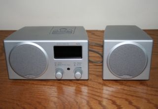 Boston Acoustics Recepter Radio Am FM HD Alarm Clock 60LA Platinum w 