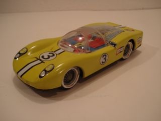 AM Bologna (Italy) Yellow Porsche 906 124 Tinplate/Friction