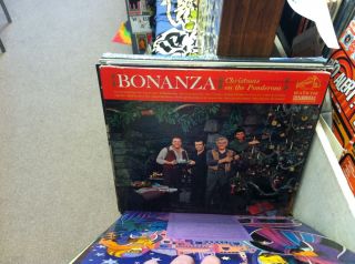 BONANZA Christmas On The Ponderosa vinyl LP 19763 RCA Victor Records 