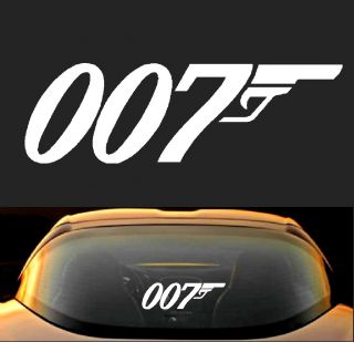James Bond Agent 007 Vinyl Car Decal Sticker Movie Gun Logo Smith and 