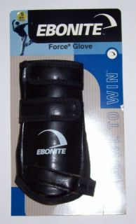Ebonite Force Glove Bowling Right Hand Small wrist support new   FREE 