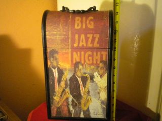 Josep Bonet Subirats Big Jazz Night Box with handle side lock great 