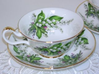 Lily of The Valley Bone China Tea Set Made in England