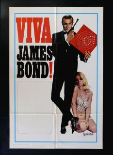 Viva James Bond 1sh Orig Movie Poster James Bond 1970