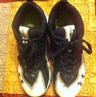 Under Armour Boys Hammer Football Cleats Size 6 1 2 6 5 Shoes Great 