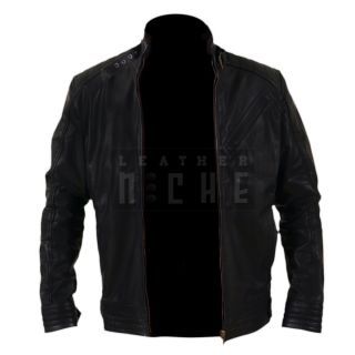 New Bourne Legacy Genuine Cow Hide Leather Jacket Jeremy Renner 