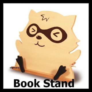 Cute Raccoon Book Stand Portable Reading Book Holder