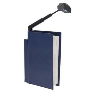 Book Light in a Bookcover for Paperbacks Blue, from Brookstone