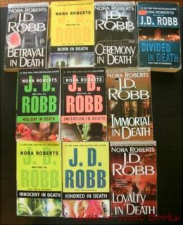 JD Robb 28 PB Books in Death Romance Suspense Series Nora Roberts 
