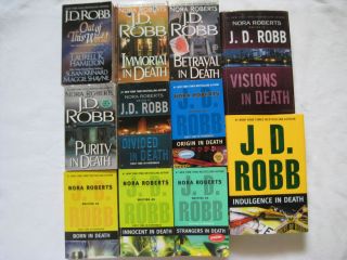   Nora Roberts as J D Robb Mixed Lot of 11 Books Eve Dallas