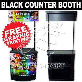 Trade Show Pop Up Portable Display Booth Promotion Counter Kiosk 