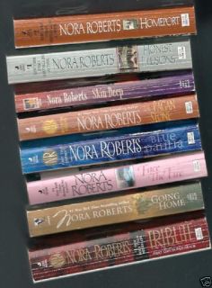 Lot 8 Books by Nora Roberts Face The Fire Going Hom